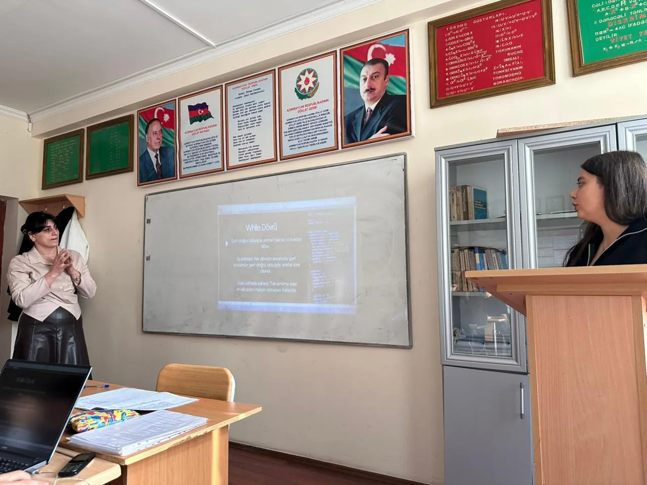 244-cü qrupda C# dərsindən açıq dərs keçirildi - Əlavə şəkil 4